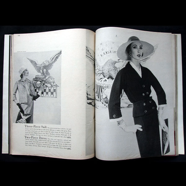 Harper's Bazaar (1957, mars), couverture de Richard Avedon