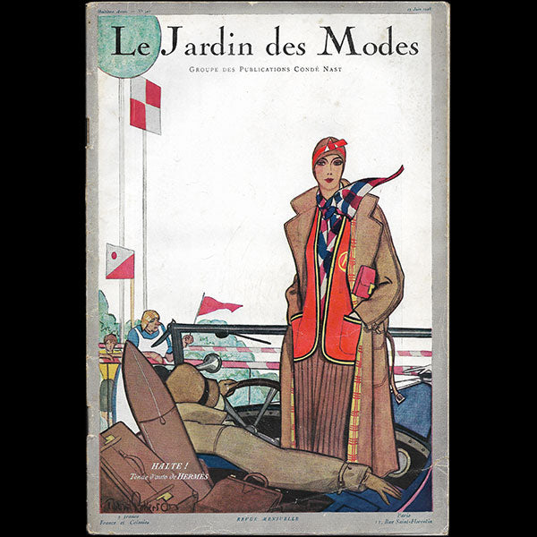 Le Jardin des Modes, n°107, 15 juin 1928, couverture de Robert Patterson
