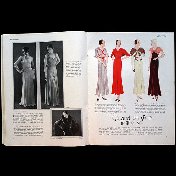 Françoise ou les modes en couleurs - Françoise et Chiffons réunis, 15 octobre 1932