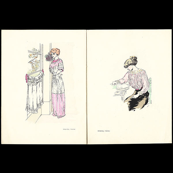 Martial et Armand -Livret de la maison de couture 13 rue de la Paix à Paris (circa 1910)