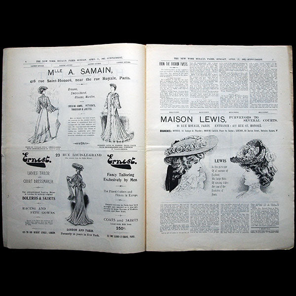 The New York Herald Fashion Supplement, April 27th 1902