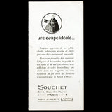 Une Coupe Idéale, par le tailleur Souchet, 332 rue Saint-Martin à Paris, illustrations de Chaplet circa 1920)