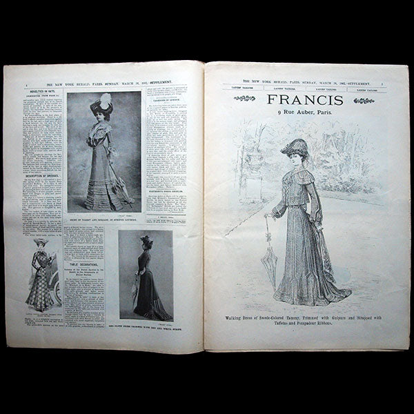 The New York Herald Fashion Supplement, March 30th 1902