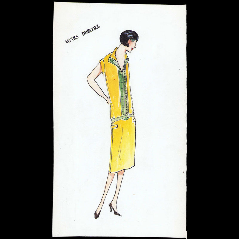 Agnès - Réunion de 30 dessins originaux (1925-1930)