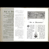 Art et décoration - Specimen au quart du format (1912)
