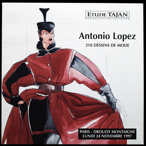 Antonio Lopez, 210 dessins de mode - catalogue de la vente du 24 novembre 1997