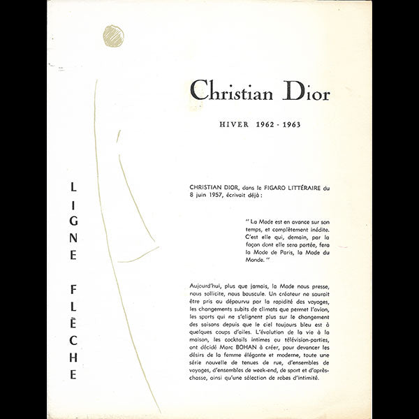 Christian Dior, Hiver 1962-1963