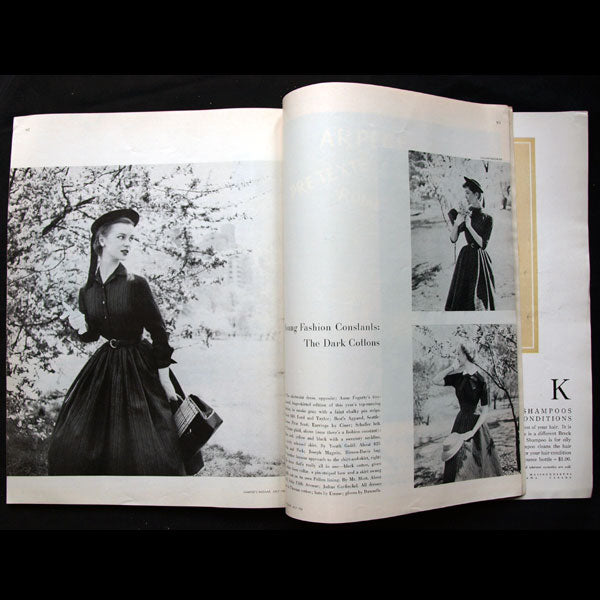 Harper's Bazaar (1954, juillet), couverture signée par Avedon