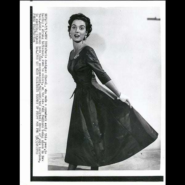 Chanel - Robe de cocktail d'Adele Simpson pour 1954