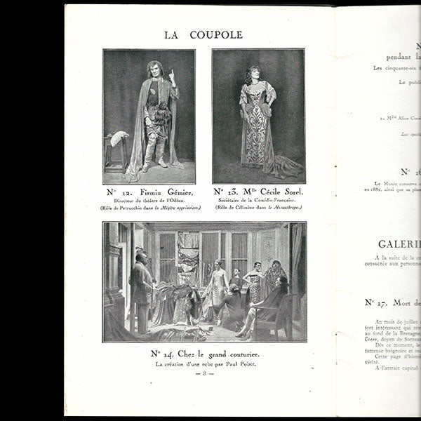 Paul Poiret - Chez le couturier Paul Poiret - catalogue du Musée Grevin (circa 1924)