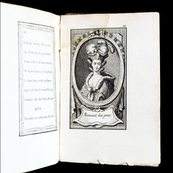 Recueil général des coiffures de Paris, copie allemande du recueil des coiffures depuis 1589 jusqu'en 1778 (1779)