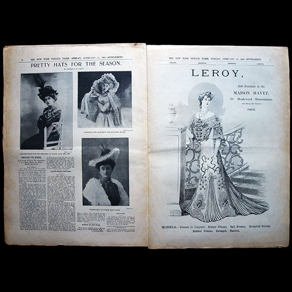 The New York Herald Fashion Supplement, February 15th, 1903