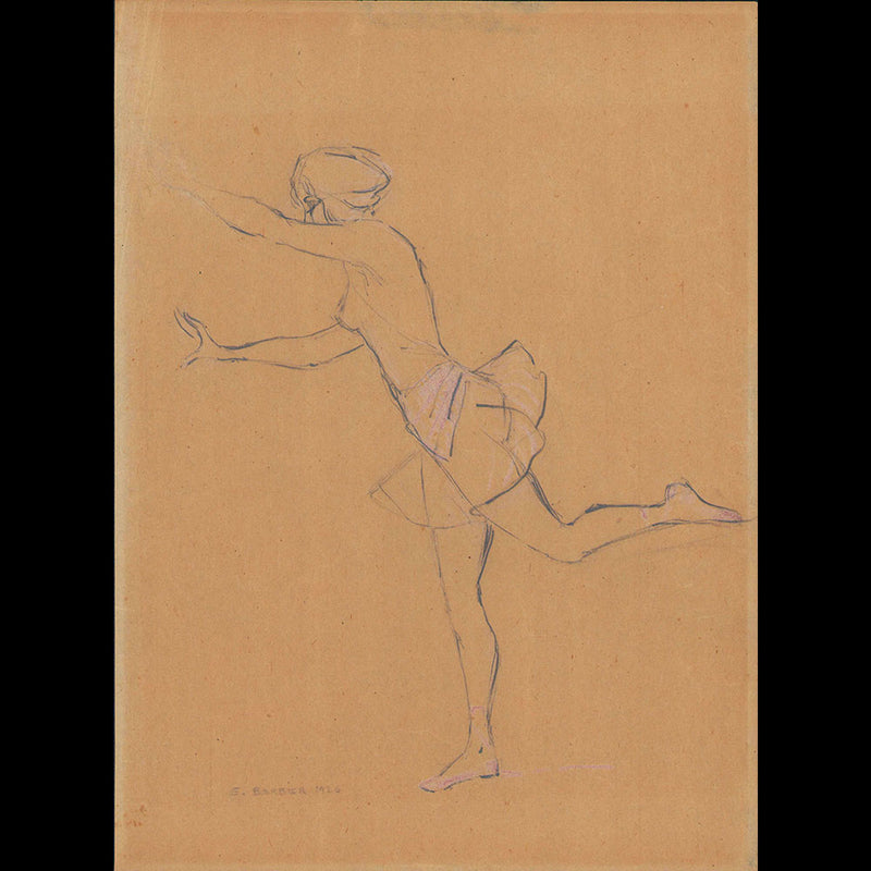 George Barbier - Etude de danseuse (1926)