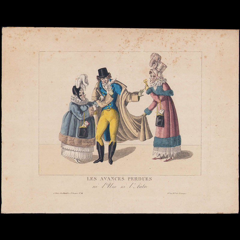 Basset - Les Avances perdues, ni l'une, ni l'autre (1817)