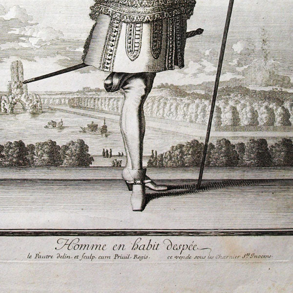 Jean Lepautre - Homme en Habit despée (circa 1676)