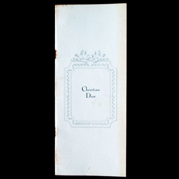Documents relatifs à la confection américaine de lingerie Christian Dior (1962-1963)