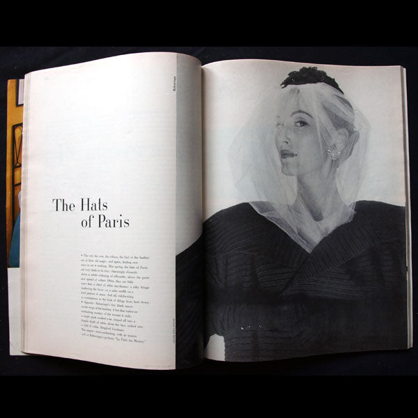 Harper's Bazaar (1954, avril), couverture de Louise Dahl-Wolfe