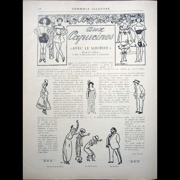 Comoedia Illustré (1er mars 1911), couverture de Paul Iribe