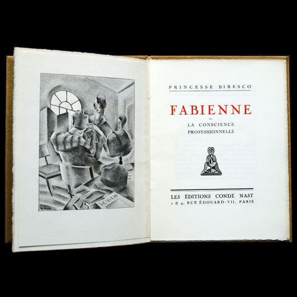 Caroline Reboux - Fabienne ou la conscience professionnelle par la Princesse Bibesco pour le magazine Vogue (1926)