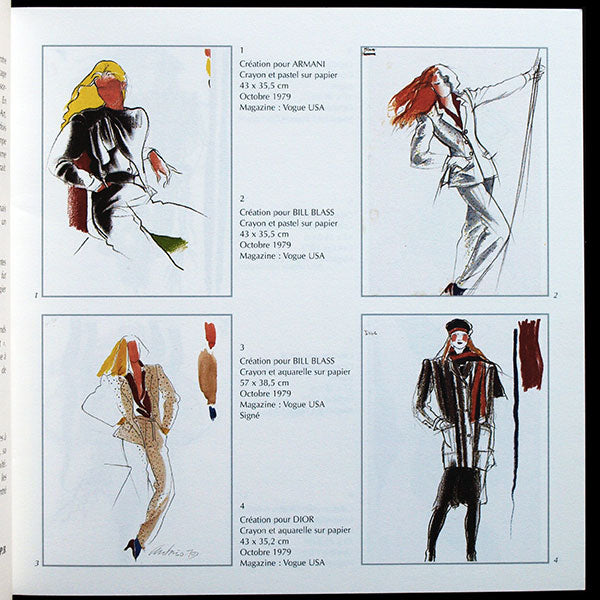 Antonio Lopez, 210 dessins de mode - catalogue de la vente du 24 novembre 1997