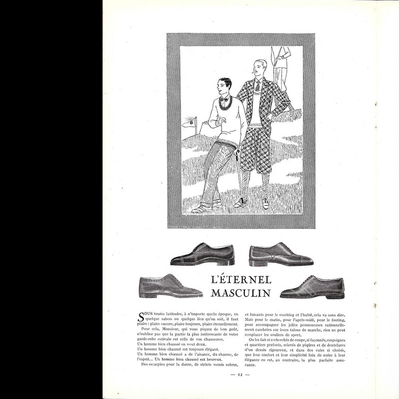 Cendrillon, La Chaussure de Paris (juillet 1928)