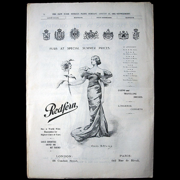 The New York Herald Fashion Supplement, August 17th 1902