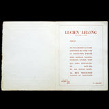 Carton d'invitation de la maison Lucien Lelong, illustré par Etienne Drian (1924)