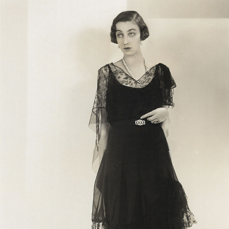 Chantal - Josephine, robe portée par la Comtesse Liza Grabbe, tirage de Luigi Diaz (1930)