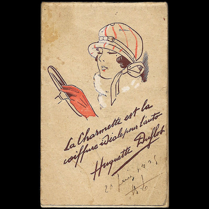 Charmette - Carnet publicitaire d'un fabricant de chapeaux (1925)