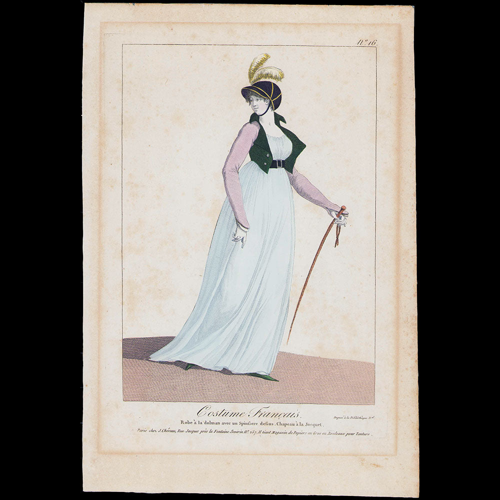 Chéreau - Costume Français - Réunion de 17 gravures (1798-1799)