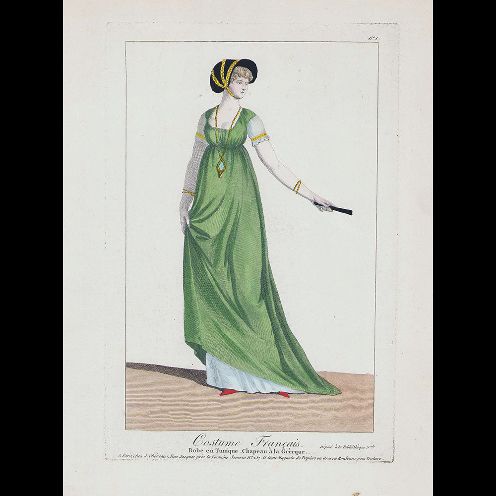 Chéreau - Costume Français - Réunion de 17 gravures (1798-1799)