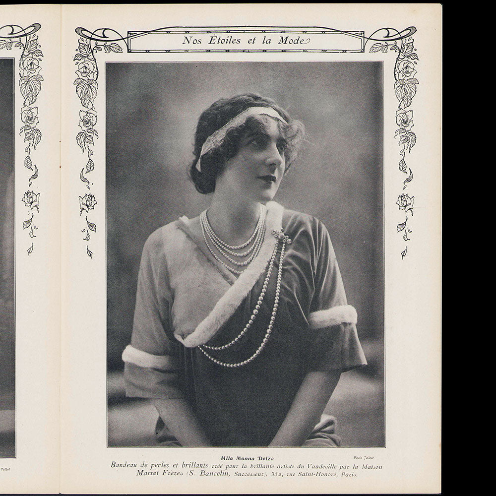 Comoedia illustré (15 janvier 1912), Gabrielle Dorziat en Doucet et Chanel