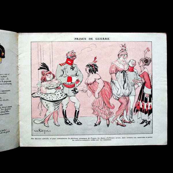 Mode in Germany, ligue contre le mauvais goût français-anglais par M. Radiguet et Marcel Arnac (1914)