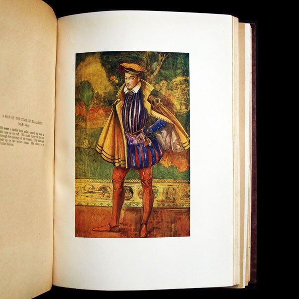 English Costume Painted and Described by Dion Clayton Calthrop, exemplaire d'Erté