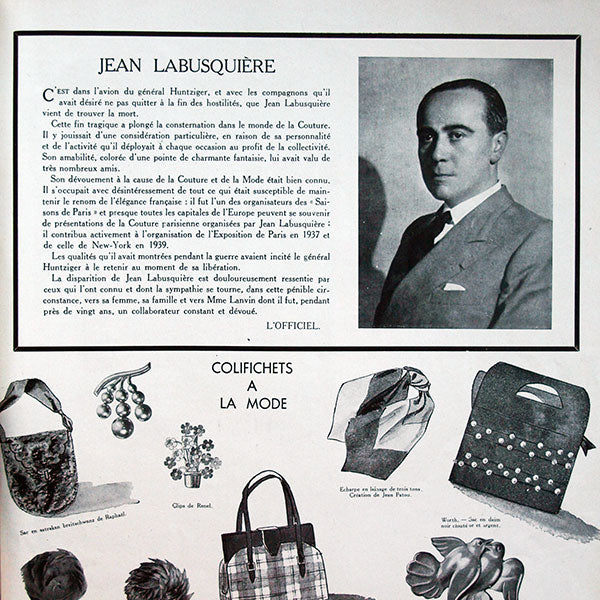 L'Officiel de la mode et de la couture de Paris - Numéro Spécial (décembre 1941)