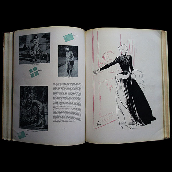 Album de la Mode du Figaro, n°8, automne 1946, couverture de Guillaume Monin