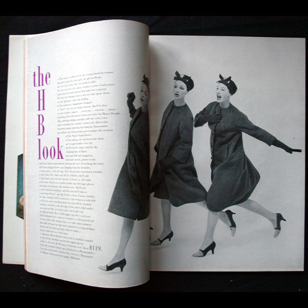 Harper's Bazaar (1958, aout), couverture d'Avedon