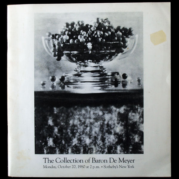 The Collection of Baron De Meyer, Sotheby's (1980)
