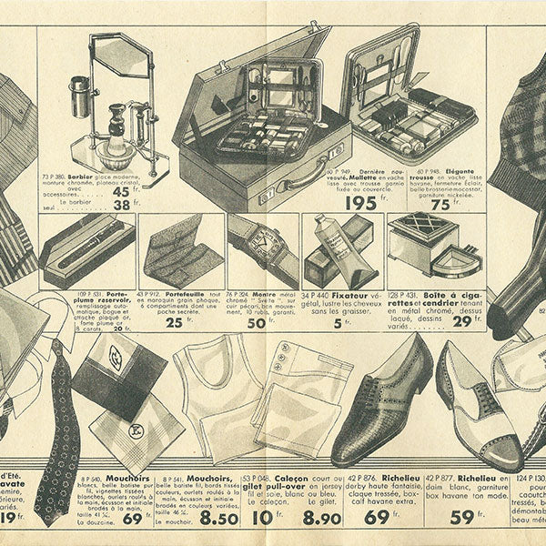 Au Printemps, le magasin idéal pour l'homme, Eté 1933