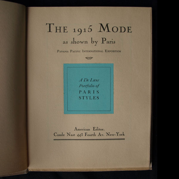 The 1915 Mode as Shown in Paris