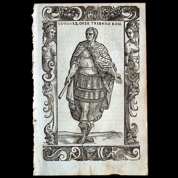 Vecellio - Costumes anciens et modernes, De gli Habiti antichi et moderni di Diuerse Parti del Mondo, consul romain (1590)