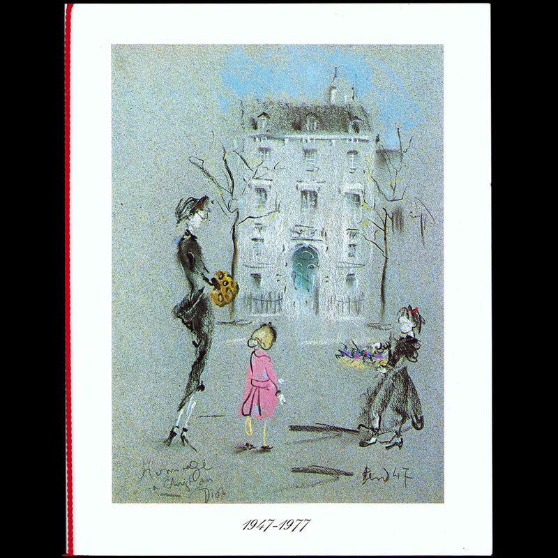 Christian Dior, 30ème anniversaire, couverture de Christian Bérard (1977)
