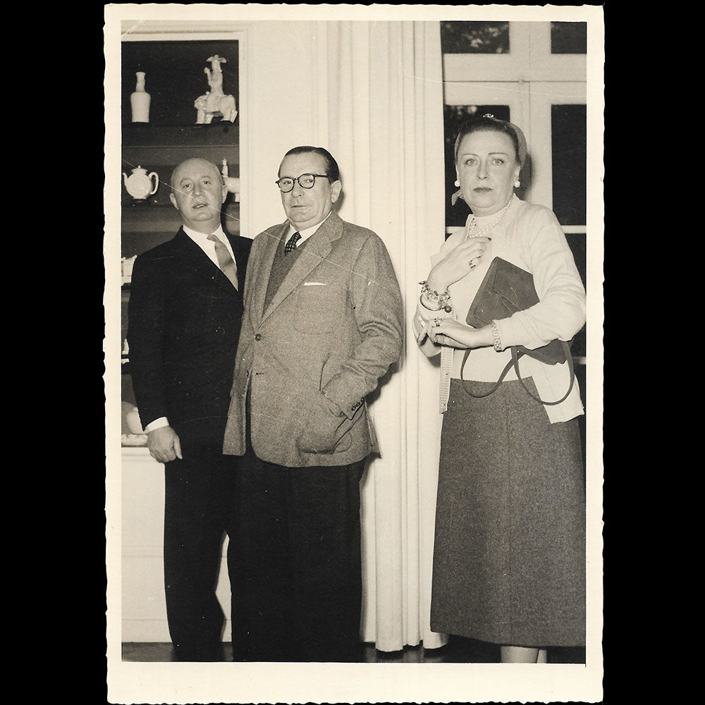 Christian Dior, Lucien Lelong et Raymonde Zehnacker (circa 1946-1950)