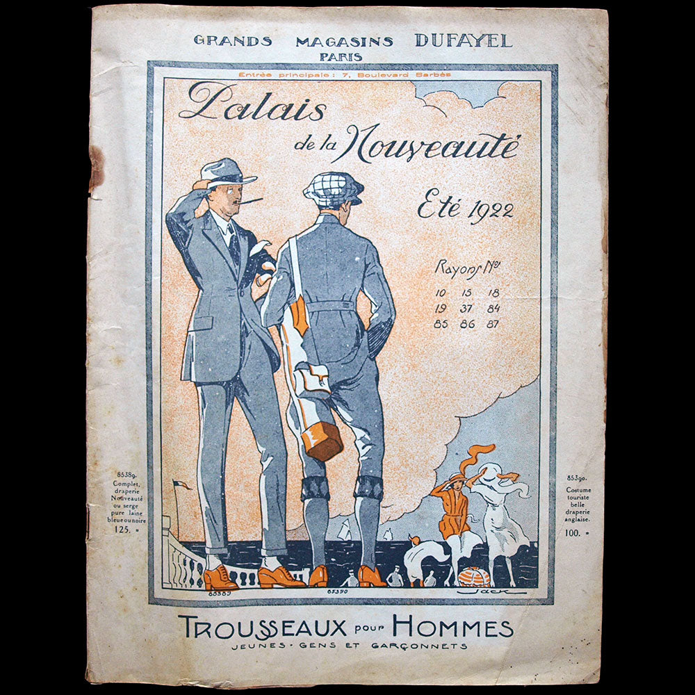 Grands Magasins Dufayel - Palais de la Nouveauté, catalogue pour l'été 1922