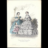 Dessin d'Hippolyte Pauquet pour le Journal des Demoiselles (1860)