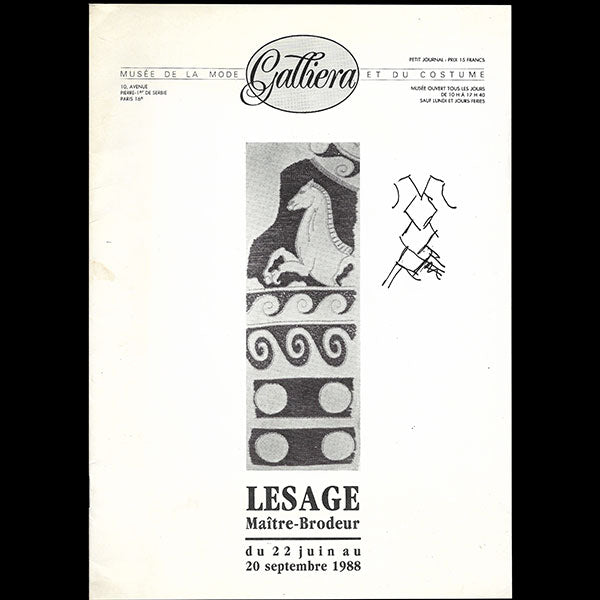 Lesage - Petit journal de l'exposition du Palais Galliera (1988)