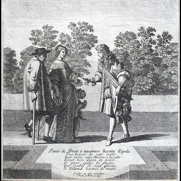 Pierre Lepautre - Faute de droit a tousjours besoin d'ayde (circa 1675)