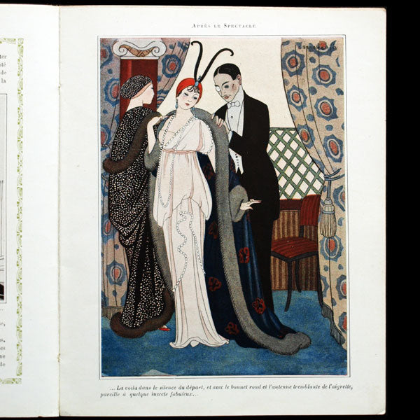 Scènes de la Vie Parisienne, Souvenir de l'Exposition de Gand, couverture de George Barbier (1913)