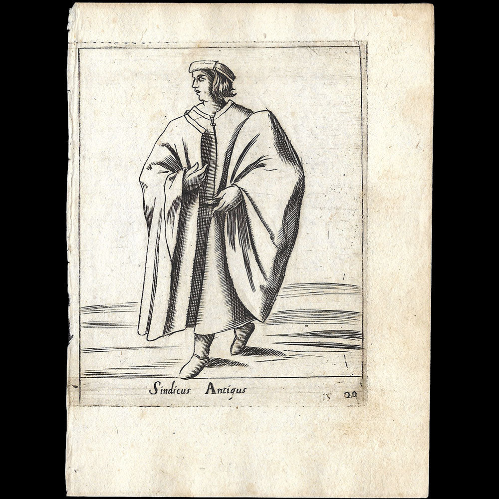 Alessandro Fabri - Diversarum Nationum Ornatus, Habitant de Sinda d'après Pietro Bertelli (1593)