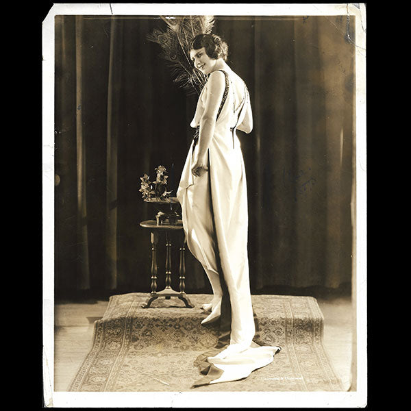 Lucile - Robe de dîner de satin (1921)
